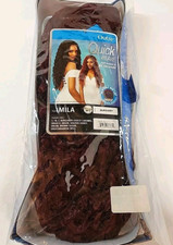 NEW Outre QUICK WEAVE Half Wig Quick Style Burgundy Red Brown Body Wave Hair