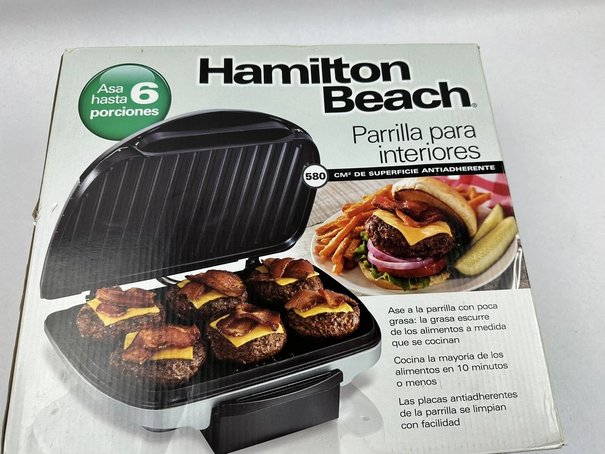 Hamilton Beach Electric Indoor Grill New with box damage