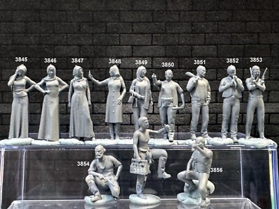 1:64 Figures  - For Dioramas Miniature Figures 164 Fig Lot 428A