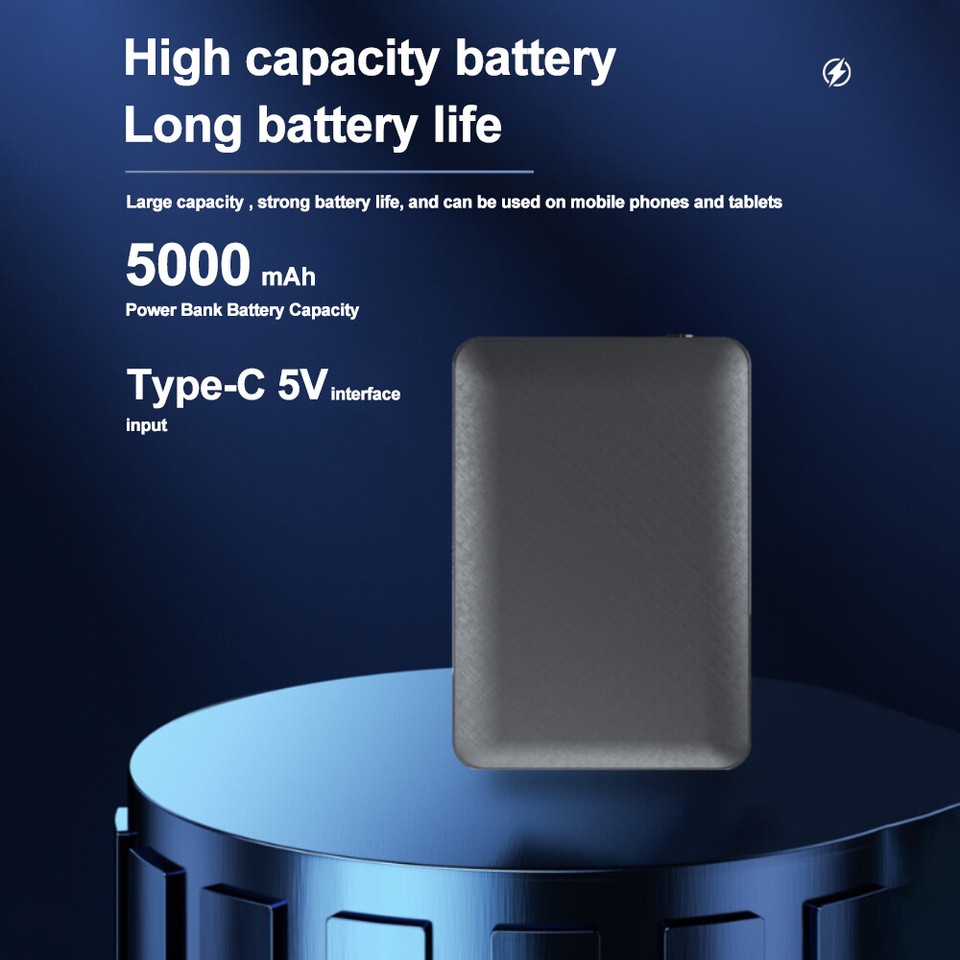 1/2Pack Power Bank 5V 2A Battery Pack for Heated Vest Jacket Coat DC ...