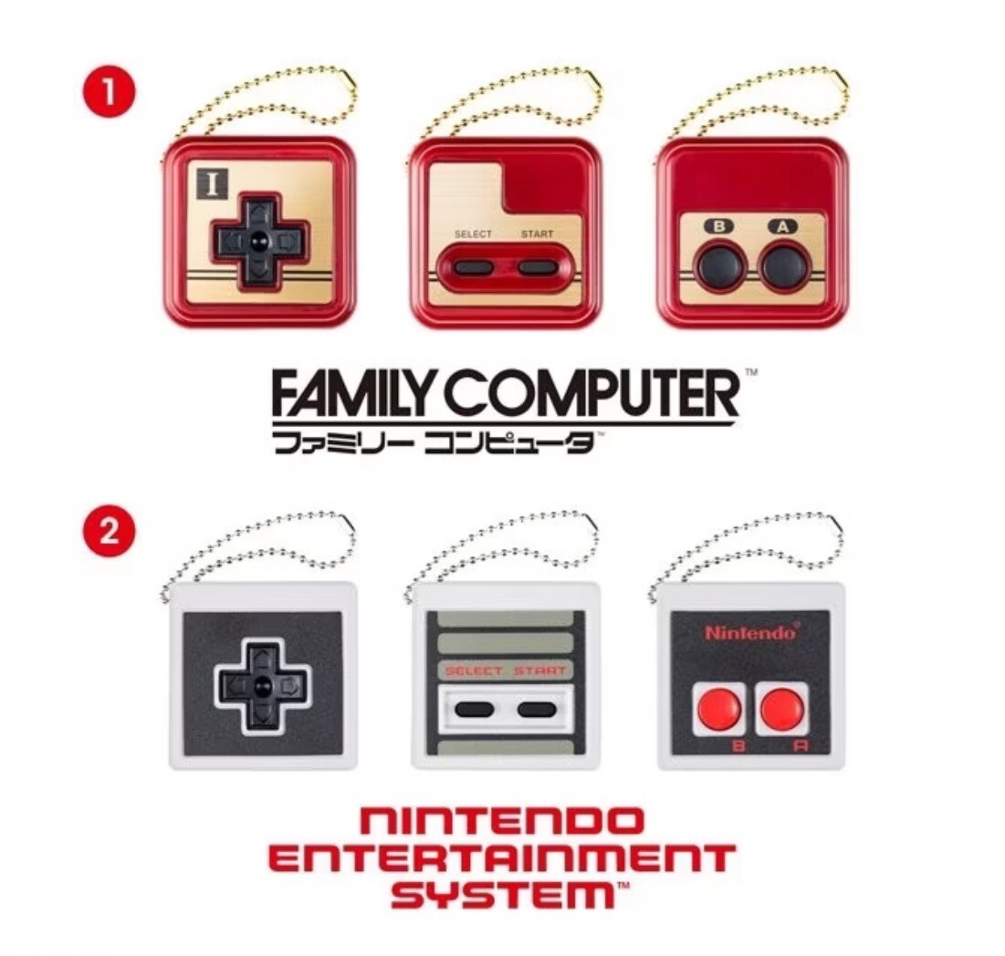 Nintendo Controller Capsule Toy Fidget Charm - Original NES
