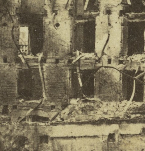 Strasbourg Wartime theater interior destruction Old Cabinet Photo Winter 1870 - Picture 2 of 3
