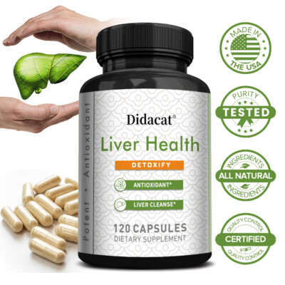 Liver Health Cleanse Repair Capsules Detox Cleanser Supplements Men Women