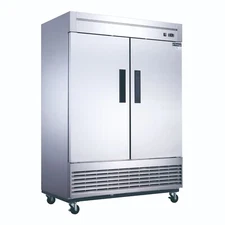 DUKERS D55R, Bottom Mount 2-Door REFRIGERATOR