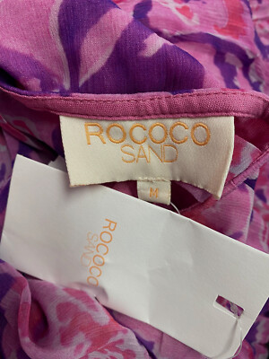 $498 Rococo Sand Women's Purple Pleated Lei Maxi Dress Size M | eBay