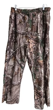 Realtree Men's Pants Sz XL Camo Lined Waterproof, Windproof, & Breathable