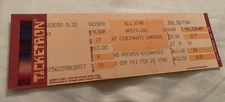 ALL STAR WRESTLING JCP NWA WWE RIC FLAIR RARE UNUSED TICKET CINCINNATI 2/26/1988
