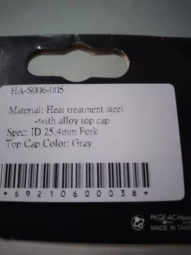 FOURIERS AL6061 Top Cap with bolt Fit 1'' 25.4mm Bike fork steer TC-S006 Gray - Picture 4 of 4