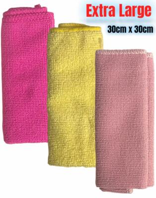 3er Pack Mikrofaser Reinigungstuch | Super saugfähiges & fusselfreies Mikrofasertuch