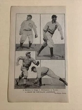 Cleveland Naps Terry Turner Vean Gregg Joe Birmingham 1911 Baseball Team 4X6 Pic