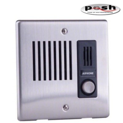 NEW - Aiphone LE-DA Flush Mount Door Station with Stainless Steel Faceplate