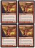 Voracious Dragon x4 4x 2009 Conflux PLAYSET Red Rare Creature MTG NM AZ1