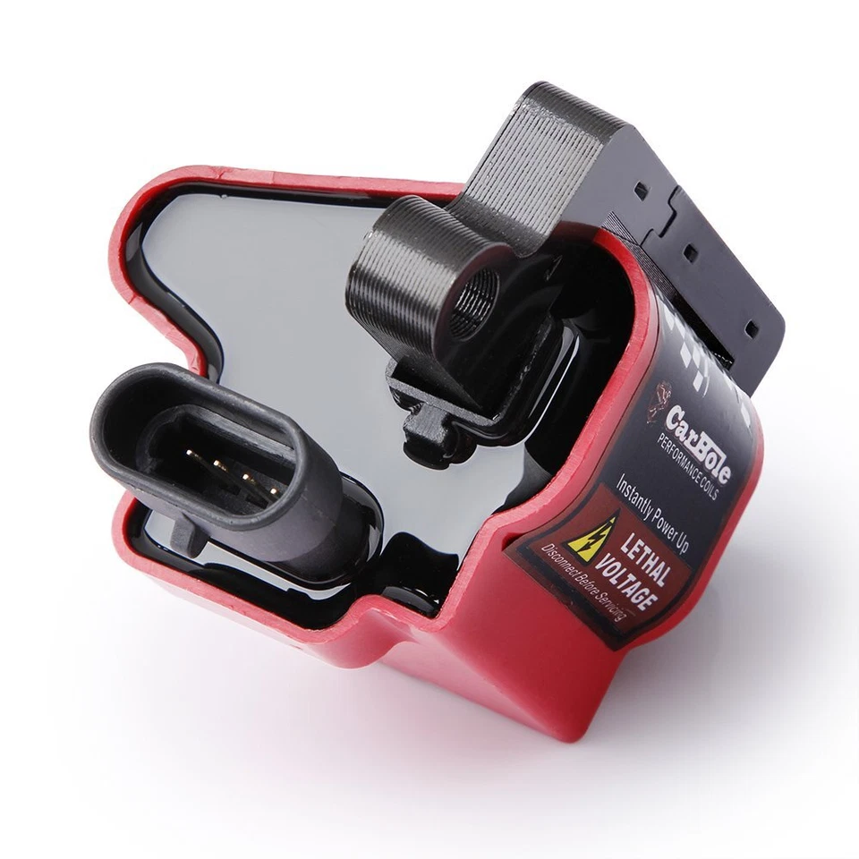 Paquete de 8 bobinas de encendido cuadradas y cables de bujía para Chevy GMC 4,8 L 5,3 L 6,0 L 8,1 L Foto 4 de 4