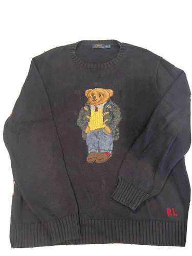 ralph lauren bear sweater xxl | eBay