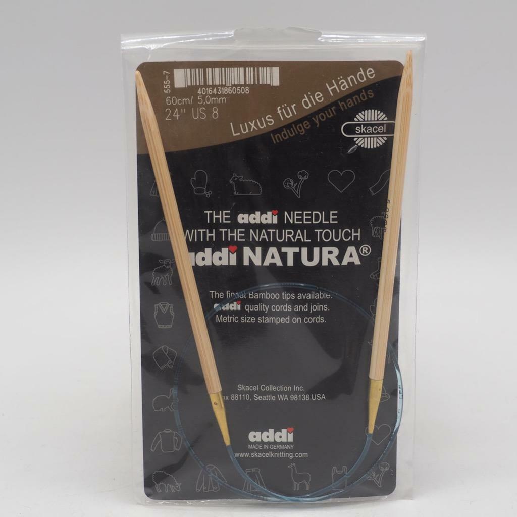 Addi Natura Bamboo Circular 24-Inch (60Cm) Knitting Needle; Size Us 08 (5.00 Mm) (4016431860508)