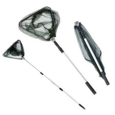 BEHR Klappkescher Ausziehbar Gummiert Maschen Netz Kescher 175cm unterfang