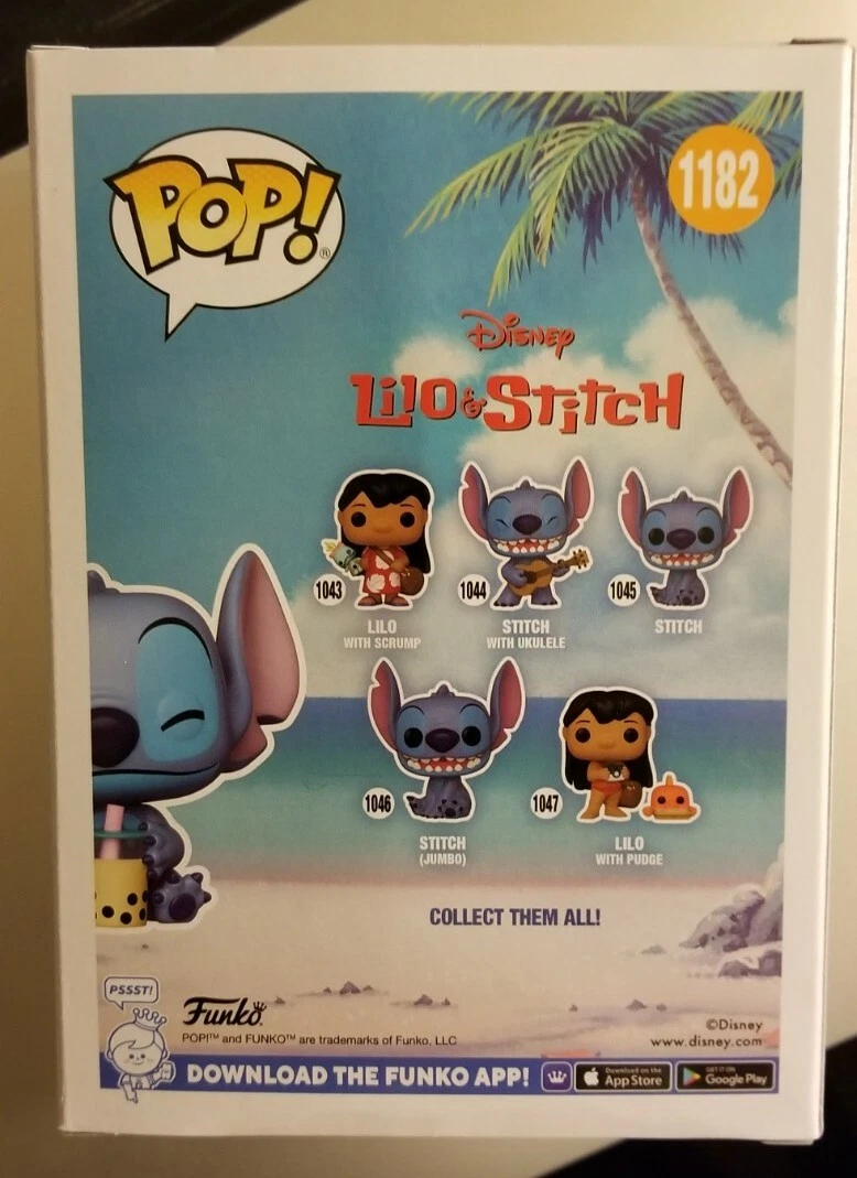 Figurine Pop Stitch with Boba (Lilo & Stitch) #1182 pas cher