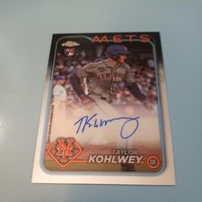 2024 Topps Chrome - Rookie Autographs #RA-TK Taylor Kohlwey (AU, RC)