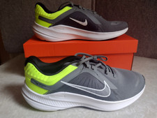 NEW, Nike Men's Quest 5 Running Shoes Casual DD0204-010 Smoke Gray White Volt