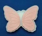 Vintage Avon “Wings of Beauty” Milk Glass Soapdish w/2 Hostess Fragranced Soaps