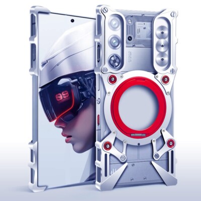 Ring Magnetic Case For ZTE Nubia RedMagic 8 9 10 Pro Air Aluminum Metal Cover
