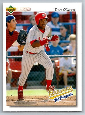 #ad #ad 1992 Upper Deck Minor League Troy O#x27;Leary Rookie Brewers RC #268 $1.99