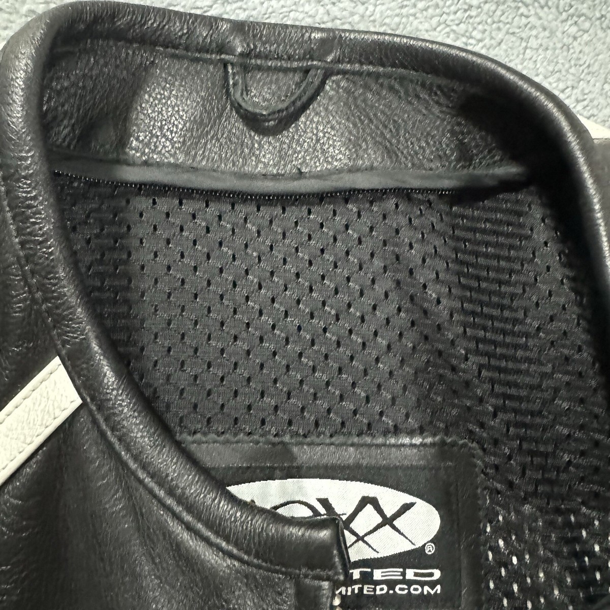 Nexx Unlimited Leather Motorcycle Jacket Mens Size 54 Black