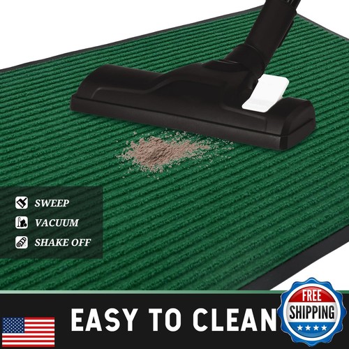 fani Heavy Duty Large Outdoor Indoor Entrance Doormat Grass Green Waterproof - Picture 5 of 5