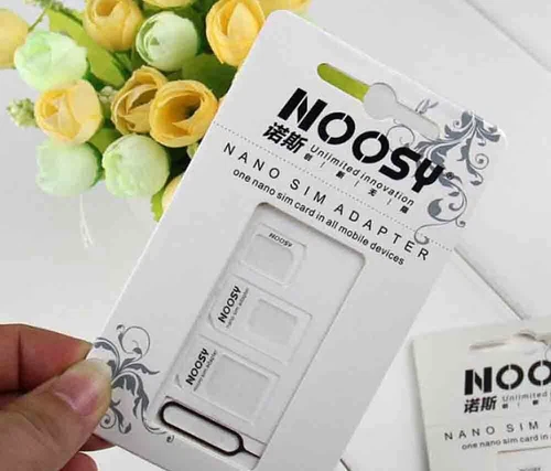 NOOSY 4 in 1 Sim Karten Adapter Micro Mini Nano Standard für alle Handys F4 - Bild 9 von 12