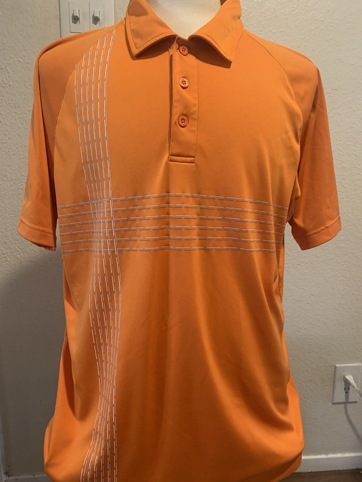 Men’s XL Under Armour Activewear Polo Orange Heat Gear eBay