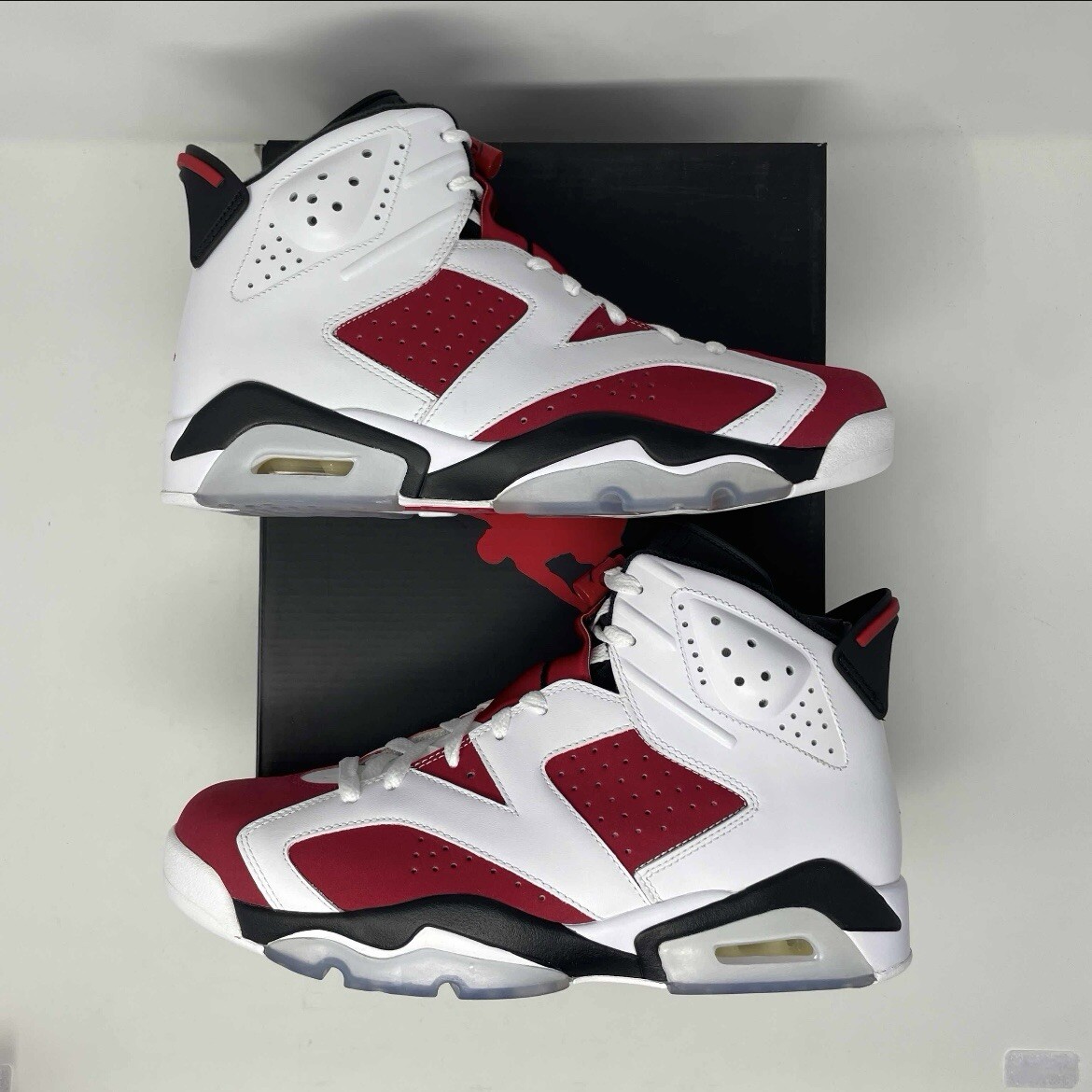 Air Jordan 6 Retro Carmine 2014 384664 160 White/Carmine-Black