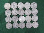 New Listing20 Silver Liberty Walking Half Dollars-1940's 1-1934 1-1935 Lot11