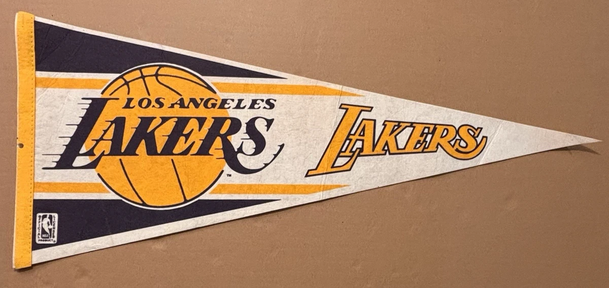 Los Angeles Lakers Basketball Vintage Sports Pennants and Flags