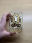 VINTAGE Gemini Anchor Hocking  MCM Zodiac Sign Gold Etched Glass/Tumbler Barware