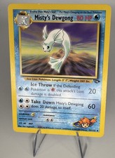 Gym Challenge #054/132 Misty's Dewgong Vintage Pokemon Card