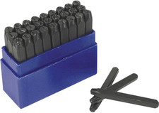 - M 244-10 - Punzoni Di Marcatura per Alfabeto, 10 Mm, DIN 1451