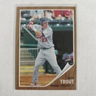 Mike Trout Rookie Card 2011 Topps Heritage Edition Mike Trout #44 Rookie