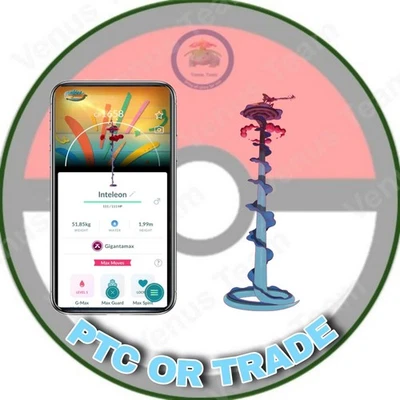 Pokémon Go - Gigantamax Inteleon Delightful Days Special Background-PTC OR TRADE