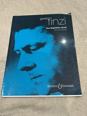 Five Bagatelles op. 23 clarinet and piano (easy - advanced) Finzi Boosey & Hawke