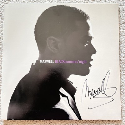 Maxwell   Blacksummers'night VG+ 2009 First Pressing Vinyl LP - SIGNED COPY