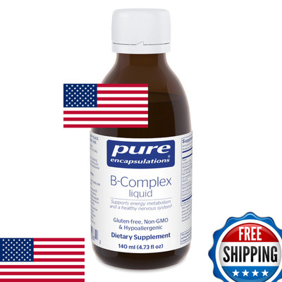 Pure Encapsulations B-Complex Liquid - Liquid Vitamin B Complex - for Nerve & En
