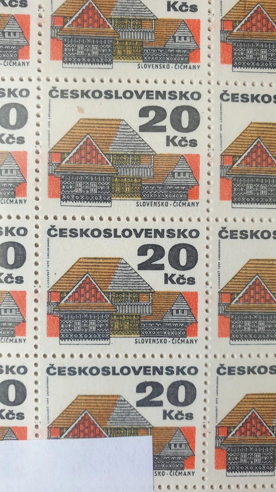 Czechoslovakia Stamps: 100 MNH Sheets, Cat. Value $20'000.00, Sc#1741A... — 第 2/3 张图片