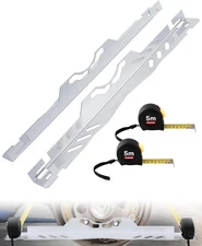 Toe Alignment Tool Plates 2pcs, Wheel Alignment Tool Includes Two 5m Measurin...