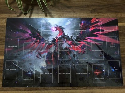 YuGiOh Playmat Neo Galaxy-Eyes Photon Dragon TCG CCG Mouse Pad Card Game Mat