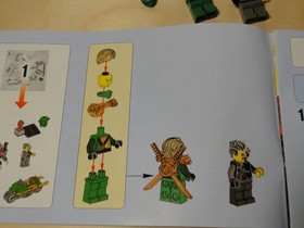 Lego Ninjago Lloyd Minifigure Cyborg Mini Figure-Incomplete   Instructions