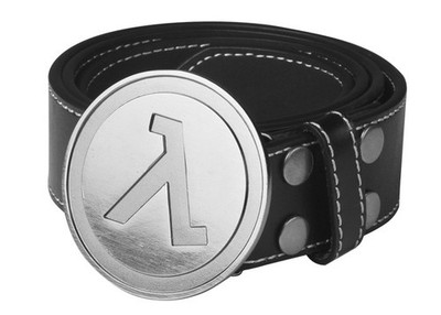 Belt - Half Life 2 - Lambda Logo Leather S/M Small/Medium New Licensed