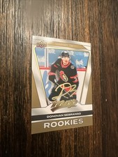 2025-26 Upper Deck MVP SP Rookies Donovan Sebrango #229 Gold Script (RC)