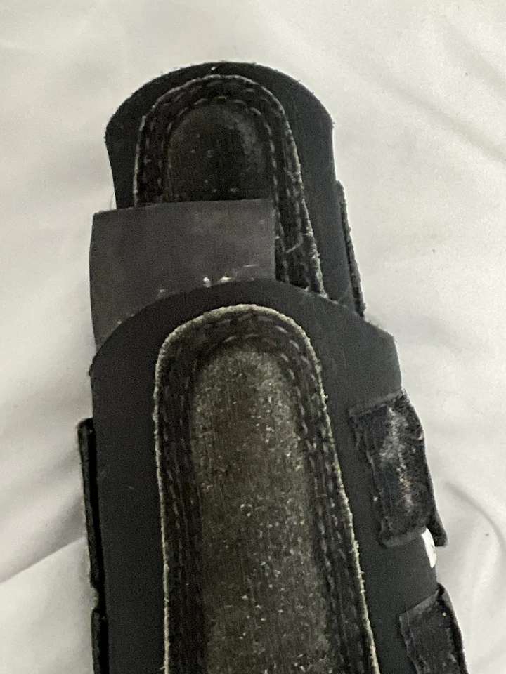 Botas Bar F Tuck Loop F F F F Negro Envolturas para Piernas de Caballo con Almohadillas de Gamuza Tack Medianas Foto 4 de 4