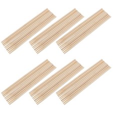  100 baguettes jetables : baguettes en bois massif naturel de 23,5 cm – Idéales