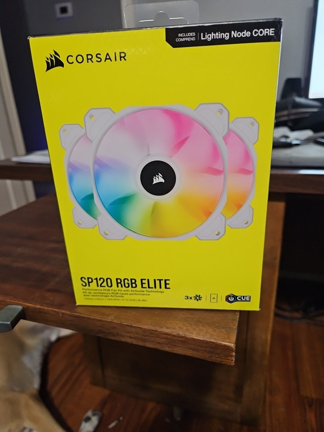 CORSAIR iCUE SP120 RGB ELITE Performance 120mm Triple Fan Kit WHITE BRAND NEW
